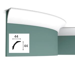 44mm x 44mm FLEX Cornice (2 metre)