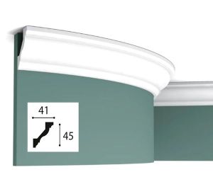 41mm x 45mm FLEX Cornice (2 metre)