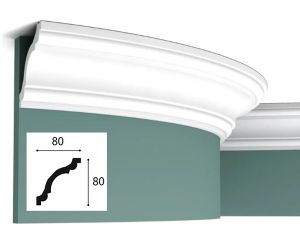 80mm x 80mm FLEX Cornice (2 metre)