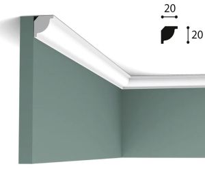 20mm x 20mm Cornice (2 metre)