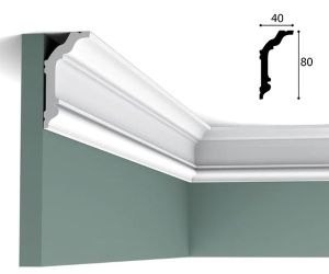 40mm x 80mm Cornice (2 metre)