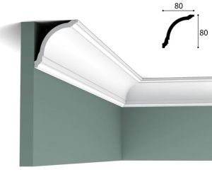 80mm x 80mm Cornice (2 metre)