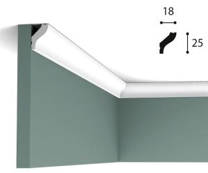 18mm x 25mm Cornice (Box of 144 x 2 metre)