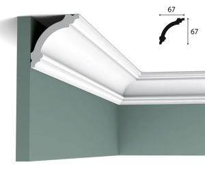 67mm x 67mm Cornice (Box of 20 x 2 metre)