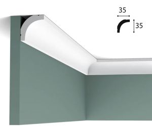 35mm x 35mm Cornice (Box of 80 x 2 metre)