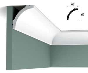 67mm x 67mm Cornice (Box of 24 x 2 metre)