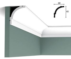 60mm x 65mm Cornice (Box of 45 x 2 metre)