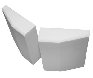 160mm x 126mm Chamfered Plinth Block for DX170 (per pair)