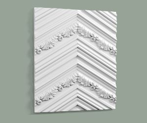 'CHEVRON' Wall Panel - 400mm x 2 mt