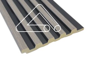 5 Slat - 122mm x 2.6mt Sulcado Panel (Grey Oak)