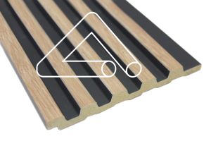 5 Slat - 122mm x 2.6mt Sulcado Panel (Light Ash)