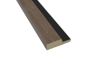 2.6mt XL Lefthand Edge Trim (Walnut Embossed Woodgrain)