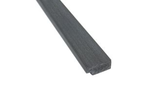 2.6mt XL Righthand Edge Trim (Charcoal Embossed Woodgrain)