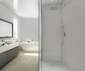 One Metre Panel (White Sparkle Gloss)