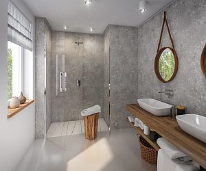 One Metre Panel (Concrete Grey matt)