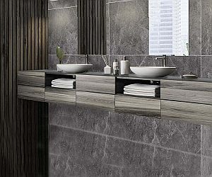 One Metre Panel (Honeycomb Grey Tile matt)
