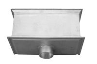 Plain Cranford Hopper - 63mm Flush Spigot (mill)