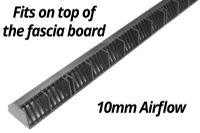 1 Metre Strip of Over Facia Ventilator (10mm Airflow)