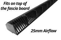 1 Metre Strip of Over Facia Ventilator (25mm Airflow)
