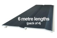 6mt x 300mm Shiplap NatureClad Panel (Chiminea Charcoal)