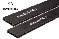 3600mm x 150mm x 25mm Suelo Composite Decking Plank - Charcoal