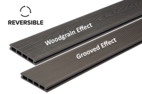 3600mm x 150mm x 25mm Suelo Composite Decking Plank - Grey