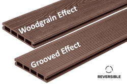 3600mm x 150mm x 25mm Suelo Composite Decking Plank - Brown