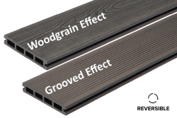3600mm x 150mm x 25mm Suelo Composite Decking Plank - Grey