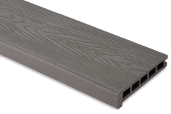 3600mm x 150mm x 25mm Suelo Stair Edge Decking Composite Board - Grey