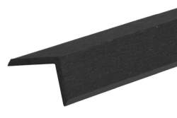 3600mm x 40 x 40mm Suelo Cover Composite Decking Angle - Charcoal