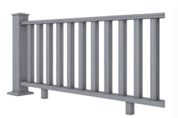 Ballustrade Post & Rail System - Grey