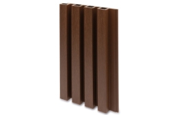 2900mm x 170mm Wide Castellated Slat Wall Plank - Brown