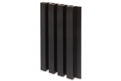 2900mm x 170mm Wide Castellated Slat Wall Plank - Charcoal