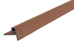 2900mm Castellated Slat Wall Edge Trim (F Trim) Cedar