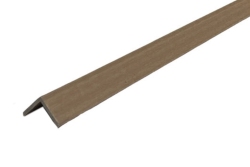 2900mm Castellated Slat Wall Angle Trim - Brown