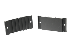 Castellated Slat Wall Corner Clips (5 Pairs)