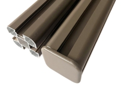 1.8 mt BROWN Aluminium Fence Post