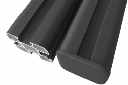 2.4 mt CHARCOAL Aluminium Fence Post