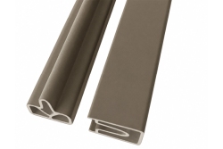 1.8 mt Aluminium BROWN Top/Bottom Trim