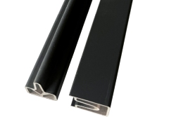 1.8 mt Aluminium CHARCOAL Top/Bottom Trim