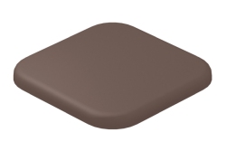 Spare BROWN Aluminium Fence Cap