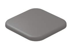 Spare GREY Aluminium Fence Cap