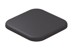 Spare CHARCOAL Aluminium Fence Cap