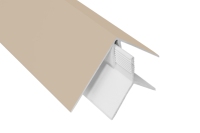 2 Part Plastic Corner (camel)