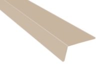 3mt x 100mm x 50mm Plastic Angle Trim (camel)